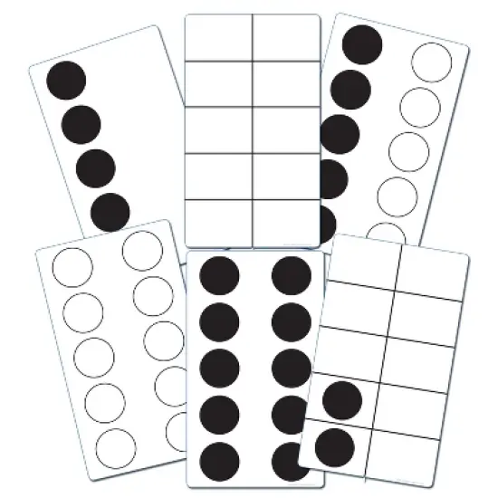 Sensational Math&trade; Ten-Frame Activity Cards, Set of 46 image {1}