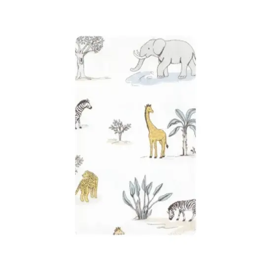 Hudson Baby Infant Boy Cotton Flannel Burp Cloths, Boy Safari World 10-Pack, One Size image {2}