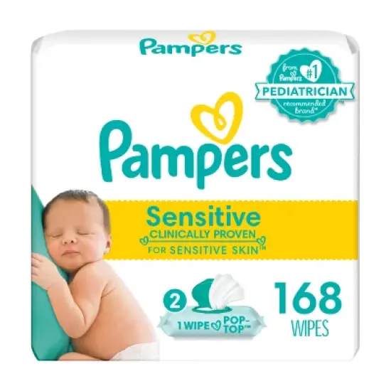 Pampers Sensitive Baby Wipes (Select Count) image {12}