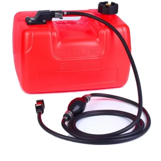 Marine Tank, Portable 3 Gallon (12L) with 9.8ft Hose &uml;C EPA Certified Leak-Proof Storage for Boat, Outboard Motor, Generator & Outdoor Equipment image {7}