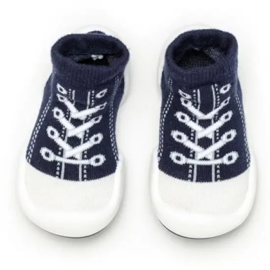 Komuello Toddler First Walk Sock Shoes - Sneakers Navy image {11}