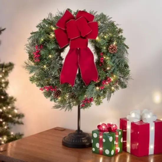 Tree Adjustable Stocking Holder - Haute D&eacute;cor: Floor & Tabletop Display, Weighted Base, Indoor Use image {2}