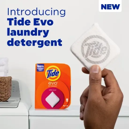 Tide Evo Spring Blast Laundry Detergent Tiles image {2}