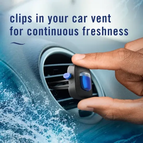 Febreze Car Air Freshener Vent Clip - Ocean  - 0.22 fl oz/3pk image {6}