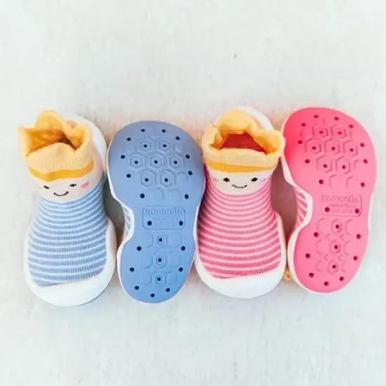 Komuello Baby Boy First Walk Sock Shoes Crown Prince image {5}