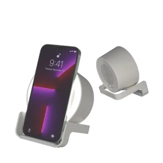 Keyscaper WNBA Linen Night Light Charger and Bluetooth Speaker image {1}
