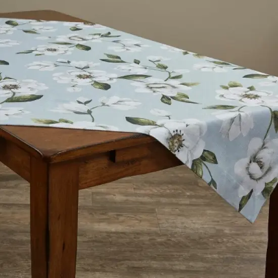 Split P Magnolia Floral Table Scarf 50''X50'' image {1}