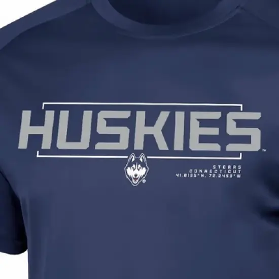 NCAA UConn Huskies Men's Poly T-Shirt image {2}