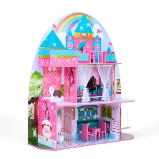 Olivia's Little World by Teamson Kids Furnished Castle Dollhouse for 12" Dolls image {9}