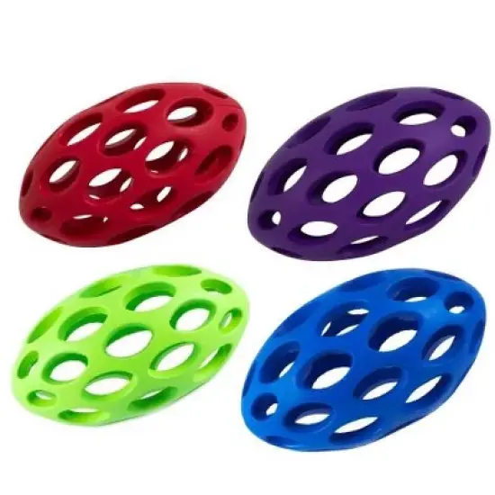 JW Pet Hol-ee Football Rubber Dog Toy- Mini (3.75" Long) image {2}