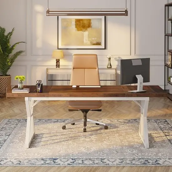 Tribesigns 70.8-Inch Executive Desk image {2}