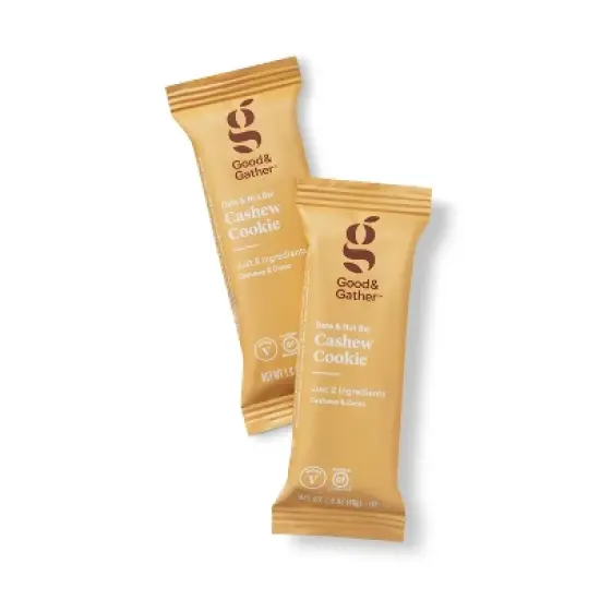 Cashew Cookie Nutrition Bars - 5ct - Good & Gather&trade; image {1}