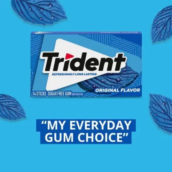 Trident Original Wallet Chewing Gums - 14pc image {4}