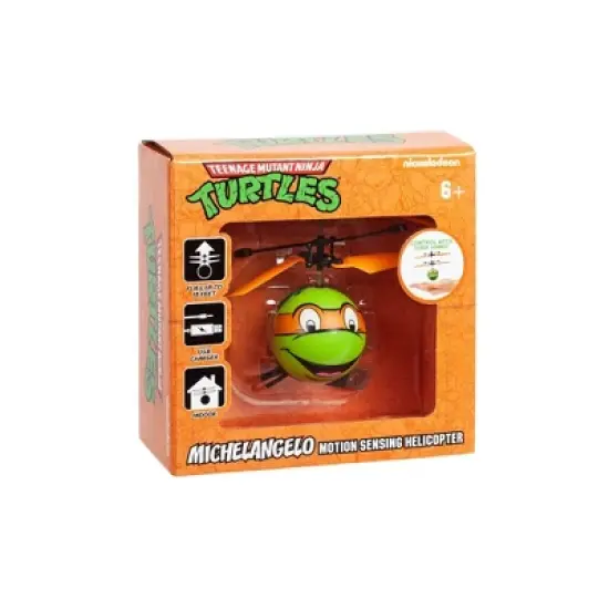 Nickelodeon TMNT Michelangelo UFO Ball Helicopter image {2}