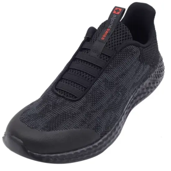 Alpine Swiss Troy Mens Mesh Knit Slip On Sneakers Athletic Lightweight Tennis Shoes image {2}