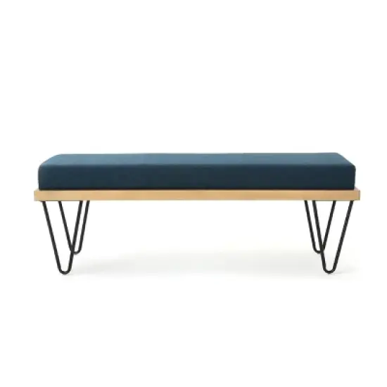 Elisha Industrial Modern Bench - Christopher Knight Home image {5}