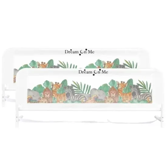 Dream On Me Adjustable Mesh Bedrail Double Pack image {8}