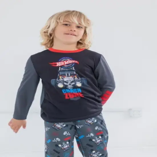 Hot Wheels Pajama Shirt and Pants Sleep Set Little Kid to Big Kid  image {1}