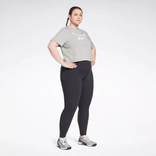 Reebok Lux High-Waisted Tights (Plus Size) Womens Athletic Leggings image {1}