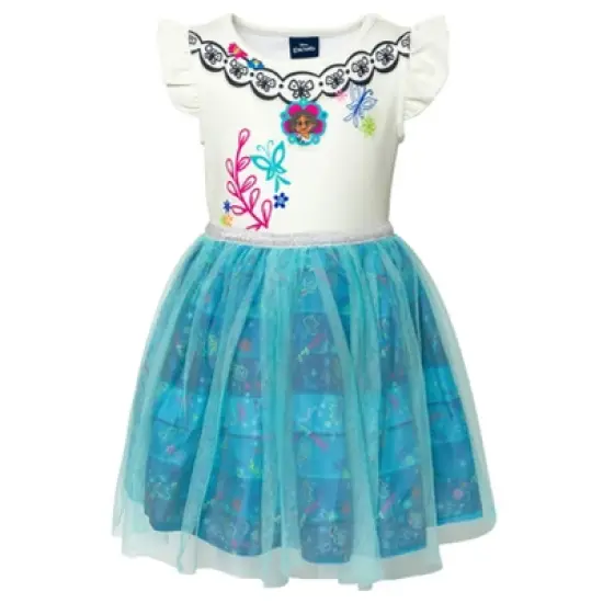 Disney Lilo & Stitch Raya and the Last Dragon Encanto Moana Mirabel Sisu Girls Dress Girls Tulle Dress Toddler image {9}