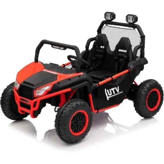 24V 2 Seater Ride on UTV Kids Car with Remote Control, Ride on Truck Toys with Spring Suspensions image {9}