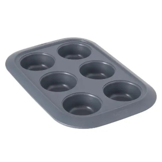 BergHOFF GEM Non-Stick Carbon Steel Cupcake Pans, Gray image {4}