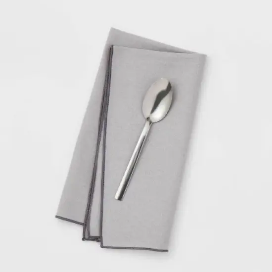 3pc Spoon Set - Room Essentials&trade;: Stainless Steel Silverware, Dishwasher-Safe Flatware, Service for 3 image {1}