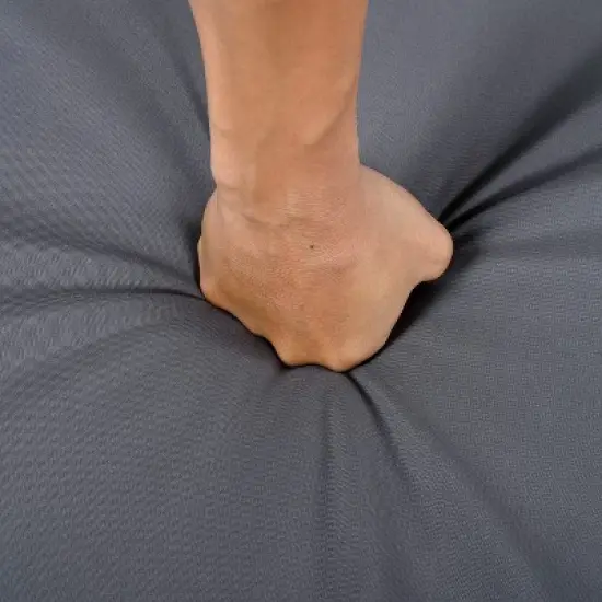 Christopher Knight Home Klayton Outdoor Acacia Wood Adjustable Chaise Lounge with Water-Resistant Cushion and Slatted Base image {9}