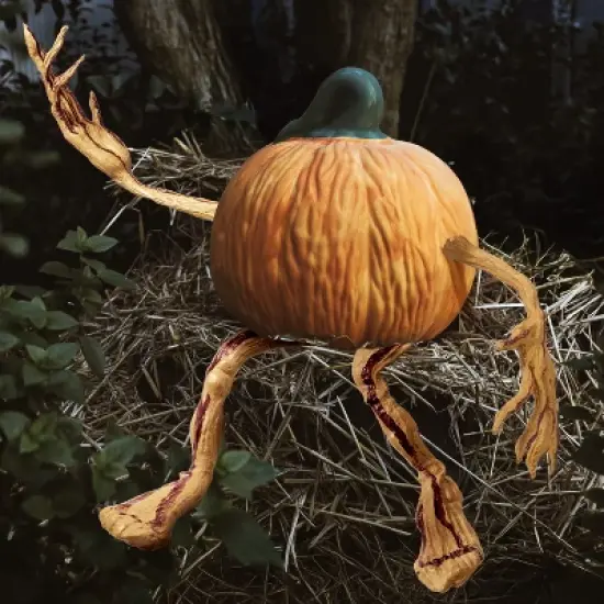 Joyfy Bendable Pumpkin Arms and Legs, Halloween Decorations for Pumpkin, Set of 4 Party Decor Includes 2 arms and 2 Legs Pumpkin Stake Supplies image {6}