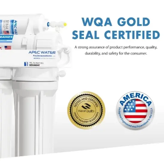 APEC Water Systems RO-Hi Undersink Reverse Osmosis Water Filtration System image {9}