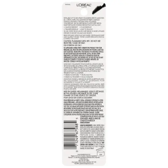 L'Oreal Paris Infallible Brows 24H Volumizing Eyebrow Mascara - 0.13 fl oz image {7}