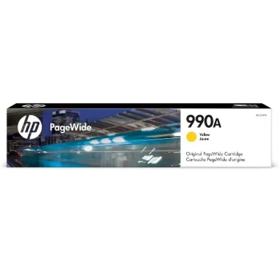 HP 990A Yellow Original PageWide Cartridge, ~8,000 pages, M0J81AN image {7}