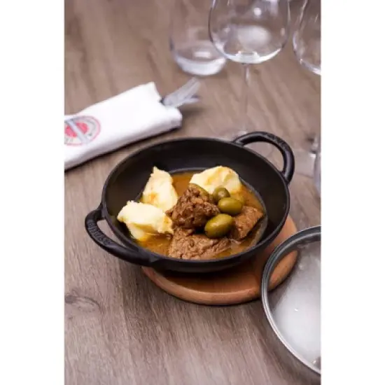 STAUB Cast Iron 0.5-qt Baby Wok image {3}