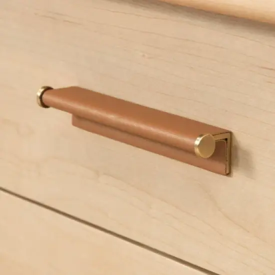 Whitaker Point Computer Desk with Storage Natural Maple - Sauder image {3}