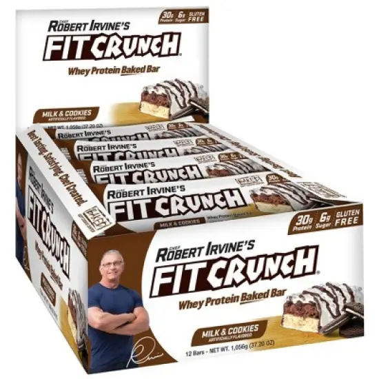 FITCRUNCH Milk & Cookies Protein Bar image {6}