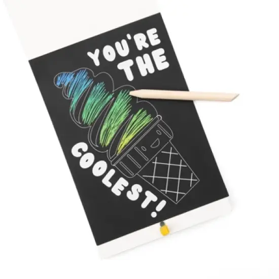 Scratch Art Book Food Craft Activity Kit - Bullseye's Playground&trade; image {1}