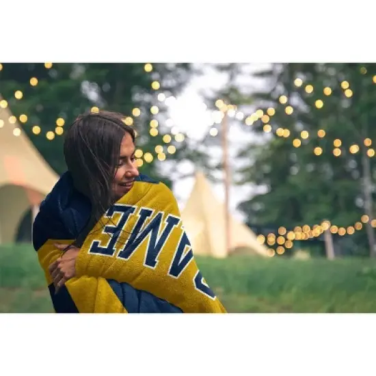 NCAA Notre Dame Fighting Irish Ultra Soft Tailgate Throw Blanket image {1}
