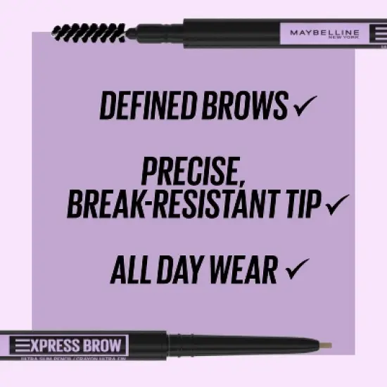 Maybelline Express Brow Ultra Slim Eyebrow Pencil - 0.003oz image {3}