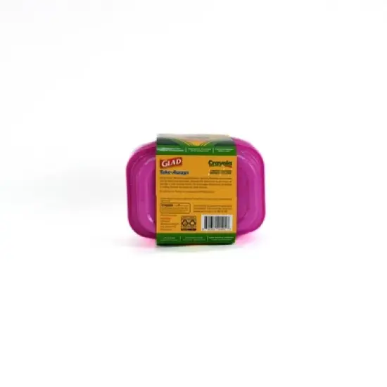 Glad Take-Aways Crayola Retired Colors 8oz/10pk Deli/Snack Food Storage Containers - Mulberry image {2}