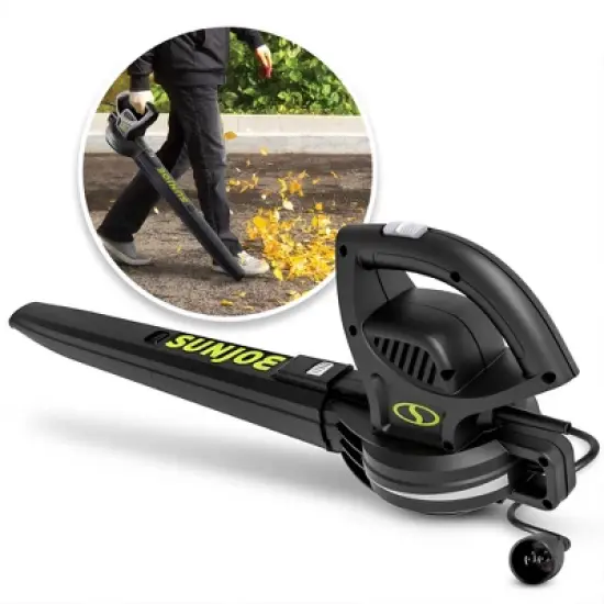 Sun Joe Electric Leaf Blower 155 MPH, 260 CFM Lightweight & Compact Outdoor Power Tool for Yards, Porches, Decks and Garages, SBJ597E image {1}