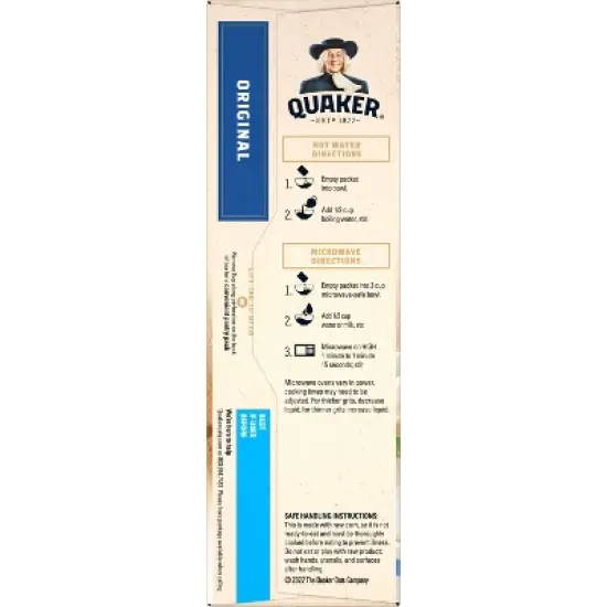 Quaker Instant Grits Plain - 10ct/9.8oz image {3}