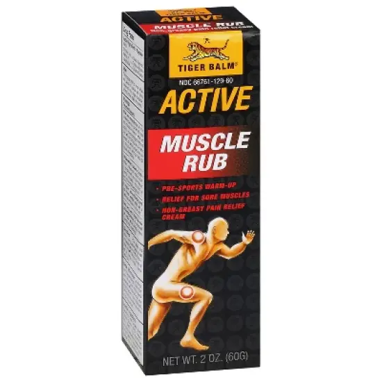 Tiger Balm Active Muscle Rub 2 oz image {1}