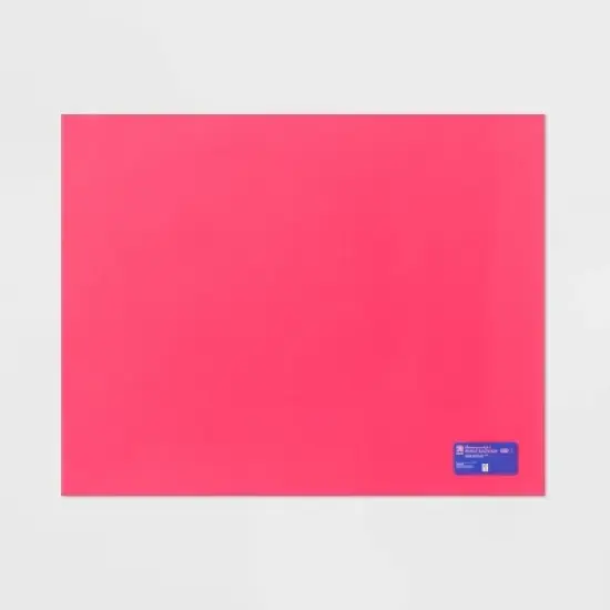 3pk Neon 28'' x 22'' Heavy Weight Poster Board Neon Pink/Neon Green/Neon Yellow - up&up&trade;: Multicolor Display Boards image {3}