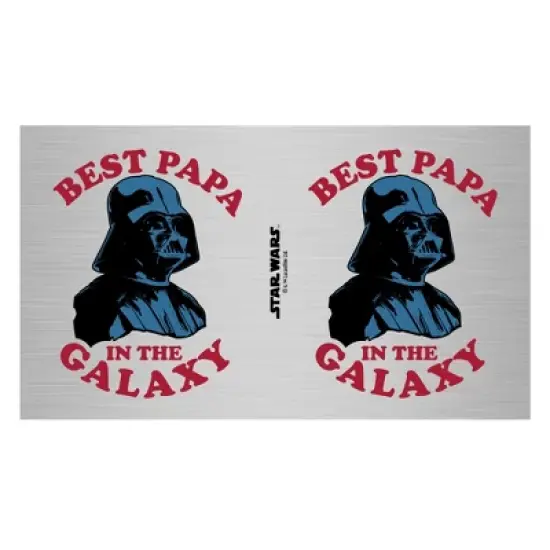Star Wars Darth Vader Best Papa in the Galaxy Stainless Steel Water Bottle image {1}