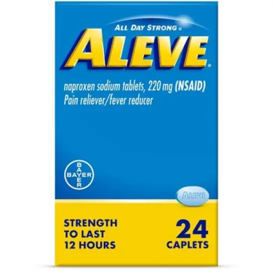 Aleve Naproxen Sodium Tablets 220mg 24 Count image {1}
