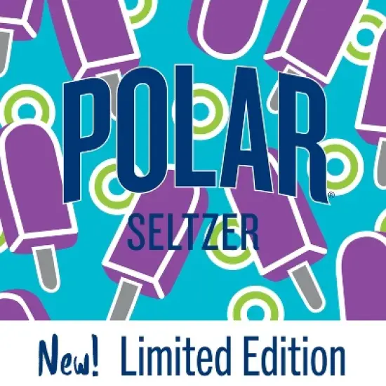 Polar Poolside Grape Pops Sparkling Water - 6pk/12 fl oz Cans image {1}