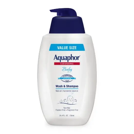 Aquaphor Unscented Baby Wash and Shampoo - 25.4oz image {10}