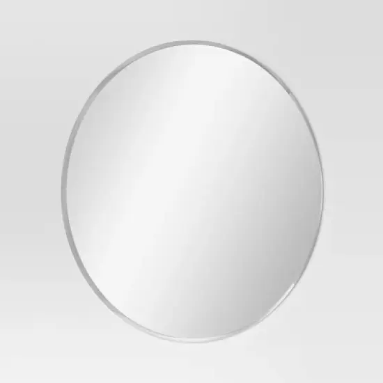 30" Round Shape Frameless Mirror - Threshold&trade; image {2}