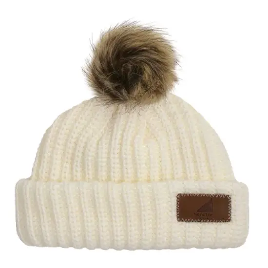 Arctic Gear Infant Acrylic Ribbed Cuff Winter Hat with Pom image {3}