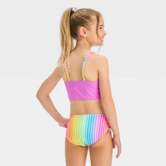Girls' Unicorn Rainbow Heart Printed Midkini Set - Cat & Jack&trade; image {2}